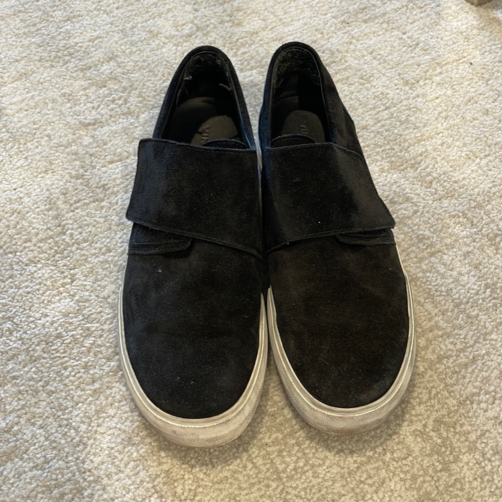 Vince Black Suede Slides With Velcro - image 1